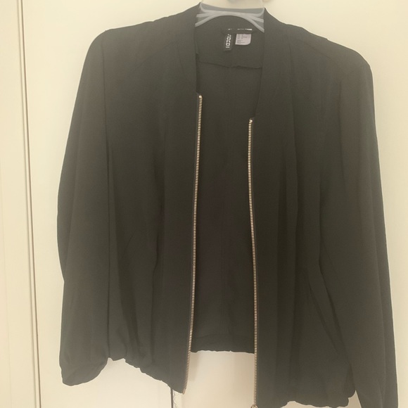 H&M Jackets & Blazers - Black bomber jacket